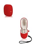 Custodia per auricolari Panasonic RB-F10, yystao in morbido silicone compatibile con Panasonic RB-F10, con cordino, antipolvere, antiurto e durevole, rosso