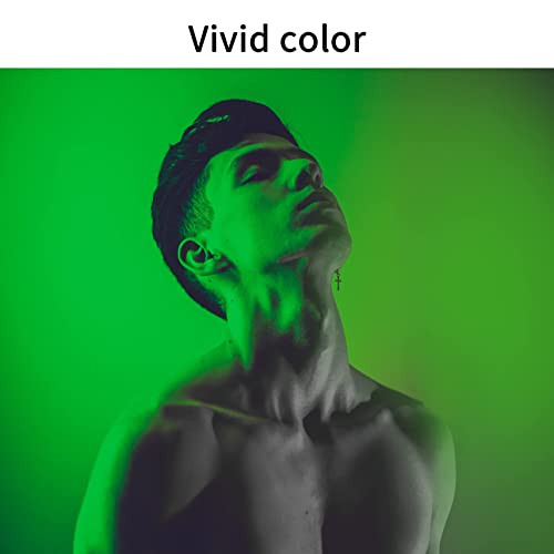 Selens 40x50cm Colour Film Colour Filter Headlight Film Professional Transparent Colour Correction Lighting Gel Filter Flash Films for Photo Studio Strobe Flash Photo Studio Photography Green - Image 2