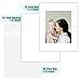 Golden State Art, Acid Free, Pack of 25 11x14 White Picture Mats Mattes with White Core Bevel Cut for 8x10 Photo + Backing + Bags