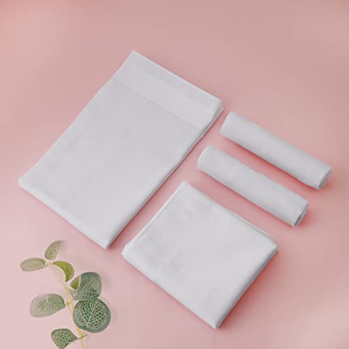 Image of HOULIFE Men's Cotton Handkerchiefs, Solid Color 60S Soft Cotton Hankies for Men Women 6 /12PCS 15.7 inchx15.7 inch