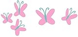 3 pcs Fluttershy Pony Cutie Marks Wall Decal Removable Peel Self Stick Sticker Art Home Kids Room Decor Decoration Ranging 1 to 3 inches