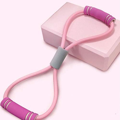 Home Fitness Corda de Puxar Elástico de Oito Caracteres Para Ioga Mulheres Ombros Abertos e Lindos E