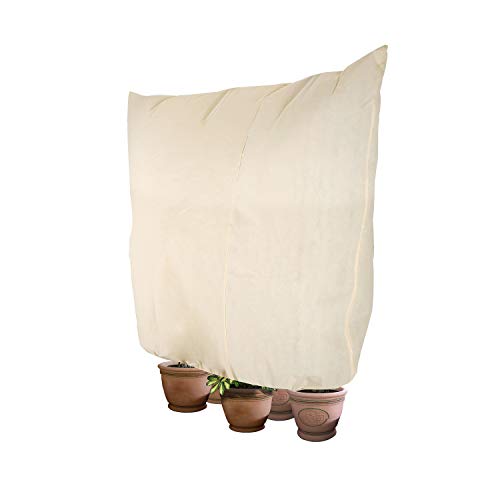 Preisvergleich Produktbild Dokon Winterschutz Kübelpflanzensack, Kälteschutz Frostschutz Wintervlies Schutzhaube, Gartenvlies Abdeckvlies, Große (240x200cm) - Beige