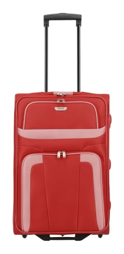 paklite Reisekoffer mit 2 Rollen, Rollkoffer mittelgroß, Orlando, klassischer Weichschalen Trolley...