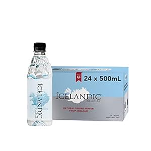 Icelandic Glacial Pure Spring Alkaline Water, 16.9 Fl Oz (Pack of 24)
