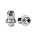 Mysttoo 4PCS M12x1.5 Chrome Wheel Lug Stud Nut Set Compatible with Jaguar S-Type X-Type F-Type XE XF XFR XJ XJ8 XJR XK XKR Vanden Plas C2C35294 C2C35294010