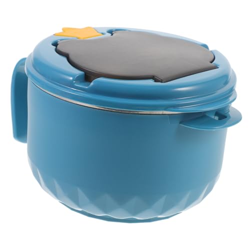 BESTYASH Instant Noodle Bowl with Handle Portable Lunch Container for School Work Outdoor Activities Features Drain for Easy Water Filtration