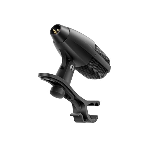 Image of Sennheiser MD 421 Kompakt Dynamic Cardioid Microphone | Includes Drum Clamp | Legendary Bass Response | Compact Design | Perfect for Drums, Guitars, Vocals, Studio & Broadcast Recording