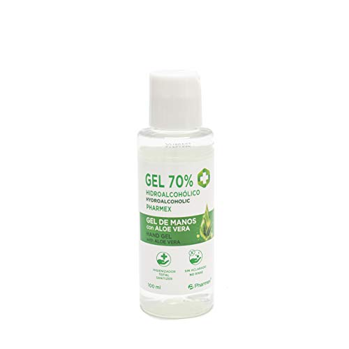 Pharmex - Gel Hidroalcohólico Para Limpieza De Manos - Con Aloe Vera - 70% Alcohol - 100 ml