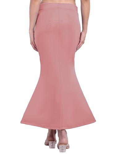 Image of Saree Shapewear Petticoat for Women | Tummy Control Underskirt with Side Slit |Fish-Cut Stretchable Body Shaper Skirt for Saree, Lehenga, Gown | Comfortable Fit