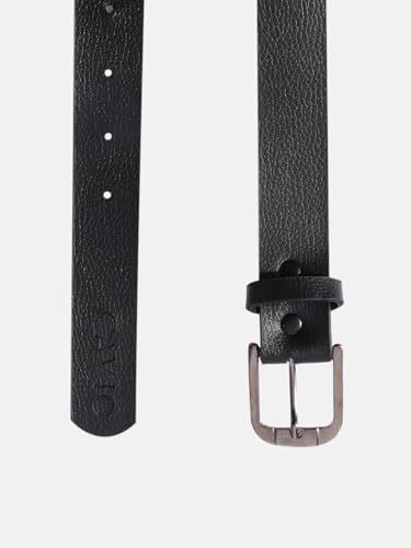 Image of CAVIO Boys Stretchable Solid Regular Fit Trousers with Belt