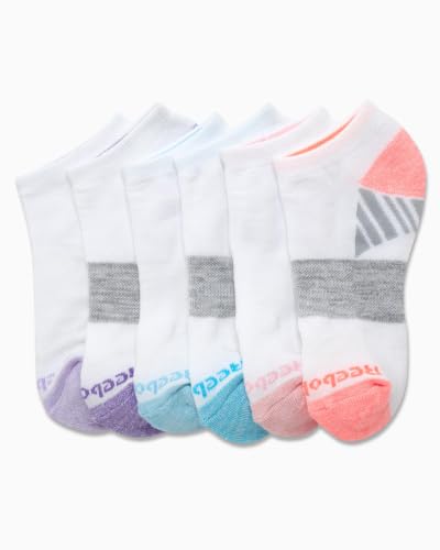 Image of Reebok Women's Athletic Socks - Performance Low Cut Socks (6 Pack)