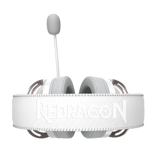 Headset Gamer Redragon Diomedes H388 (Áudio 7.1 / Conector 3.5mm) - Branco