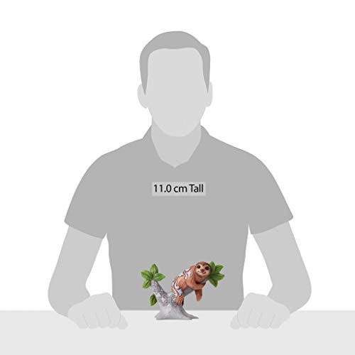 Enesco Jim Shore Heartwood Creek Sloth on Tree Miniature Figurine, 2.88 Inch, Multicolor