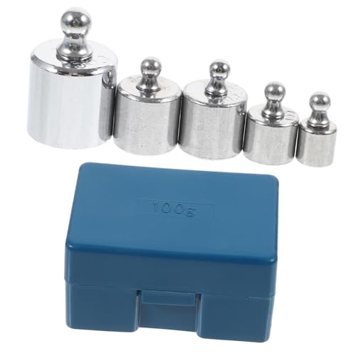 COSMEVIVI 100g Chrome Calibration Weights Set for Digital Scales Precision Weights with Plastic Tweezer for Accurate Scale Calibration and Measurement