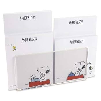 【新品】スヌーピー　メモパッド　パープル　グリーン　2冊セット 新品】スヌーピー メモパッド パープル グリーン 2冊セット