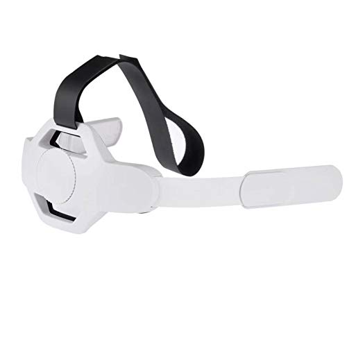 CALIDAKA Adjustable Head Strap Compatible with Oculus-Quest 2 VR Headset Head Strap with Head Cushion Replacement Headband for Elite Strap Comfortable Protective Head Strap