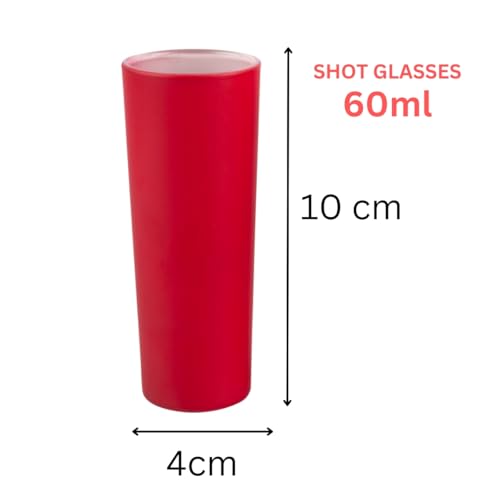 Image of Bar Box Shot Glasses (Set of 2) (Red)