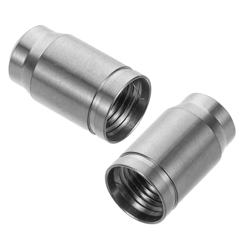 DECHOUS 2pcs tapas de válvula para bicicleta de aleación de titanio para neumáticos, protectores para vástago, cubiertas seguras para bicicletas de montaña y ruta miniatura 1