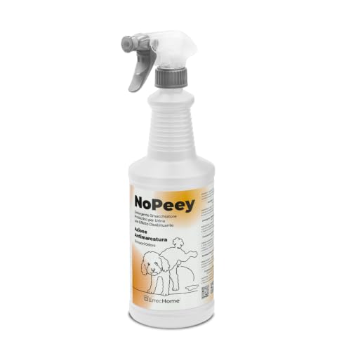 ErrecHome NoPeey Detergente Orina Perros y Gatos,Tejidos y Superficies,1L
