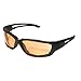 Blade Runner XL Safety Glasses, Orange Anti-Fog, Scratch-Resistant Lens