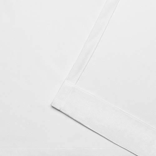Exclusive Home Curtains Velvet Hidden Tab Top Curtain Panel, 52X108, Winter White, 2 Panels #TOP3