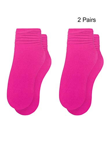 Image of uxcell Women Elastic Selvedge Cuffs Sheer Nylon Crew Socks 2 Pairs