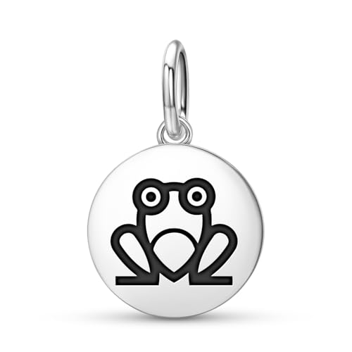 Animal FROG 925�X�^�[�����O�V���o�[ �g�[�e���V���{�� �G���u���� �_���O���y���_���g �`���[�� �r�[�Y �X�s���`���A�� �V�M�� DIY�W���G���[ �I���W�i���`���[���u���X���b�g�ɑΉ�