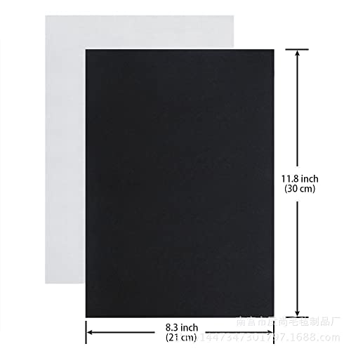 Rzjzgz Adhesive Felt Sheet Black Felt 8.3X11.8In 1Mm Fabric Adhesive Sticky Back Felt Sheets For Art And Craft Making (5Pcs) #TOP1