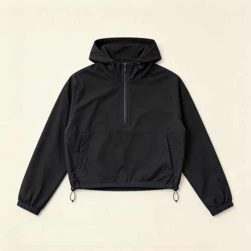 Womens Windbreaker Jacket Water Resistant Quick Dry Hood Rain Jackets - image 8
