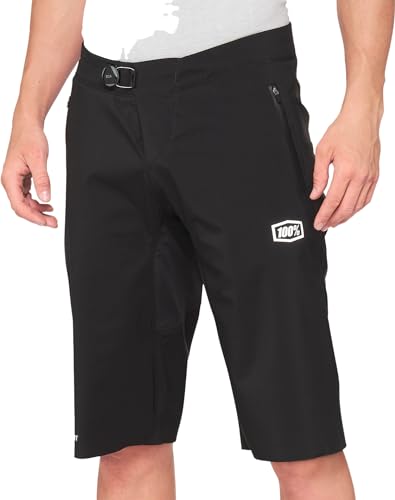 Short VTT 100% hydromatic noir imperméable taille 30 coupe-vent mixte