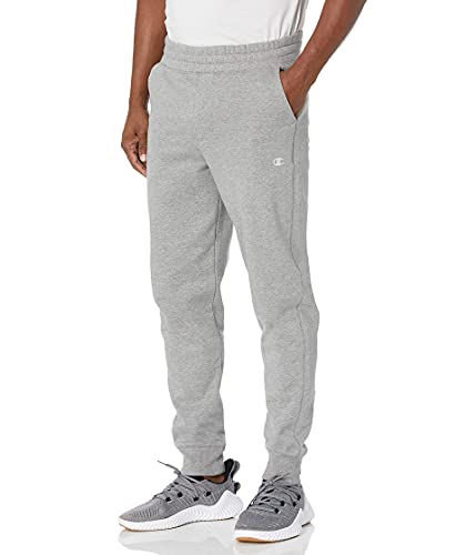 Champion Herren Sueded Fleece Jogger Sweatpants Hose, Oxford-Grau, Groß...