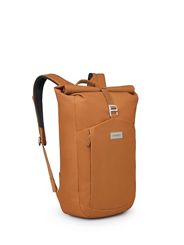 Image of Osprey Arcane Roll Top Commuter Backpack, Toffee Orange