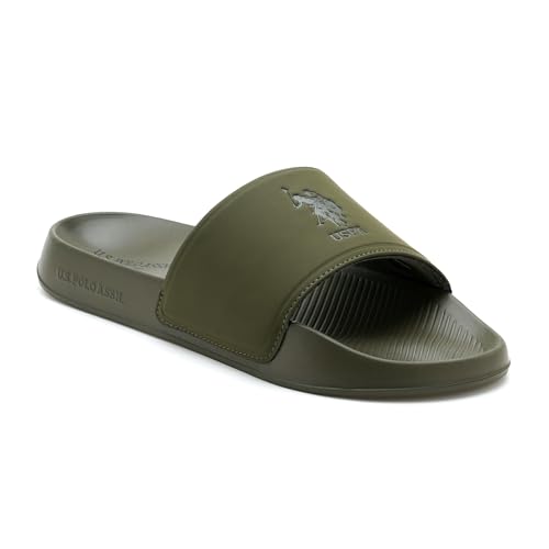 Image of U.S. POLO ASSN. USPA | ROAN | Stylish Sliders Flip Flops for Man