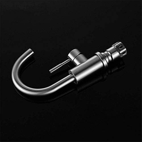 Robinet de salle de bain en acier inoxydable 304 anti-corrosion à double commande