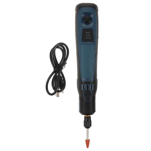 NUOBESTY Mini taladro inalámbrico para joyería: amoladora eléctrica recargable de 3 velocidades - Herramienta rotativa de mano para pulir joyas, perforar cuentas y grabar piedras.