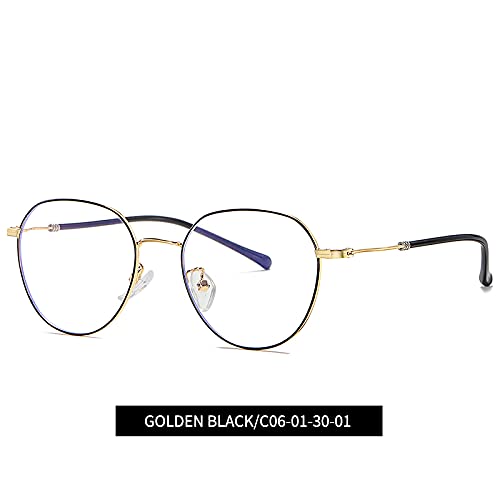 AFERLITE Gold Series Unisex Round Computer Glasses (Metallic gold) 3