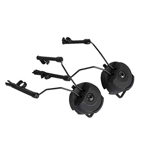 Ace Hunter Tactical Comtac Headset Adapter for M-Lok Compatible Helmet Rail Suspension Headset Support 1 Pair