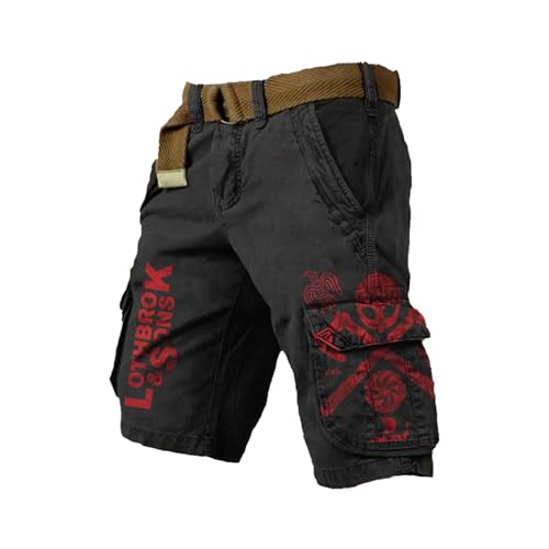 Short cargo homme baggy imprimé pour le travail et outdoor