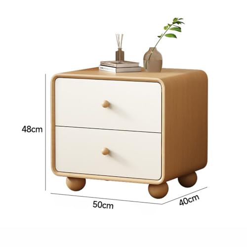 Petite table de chevet en bois basse noire : la solution de nuit compacte