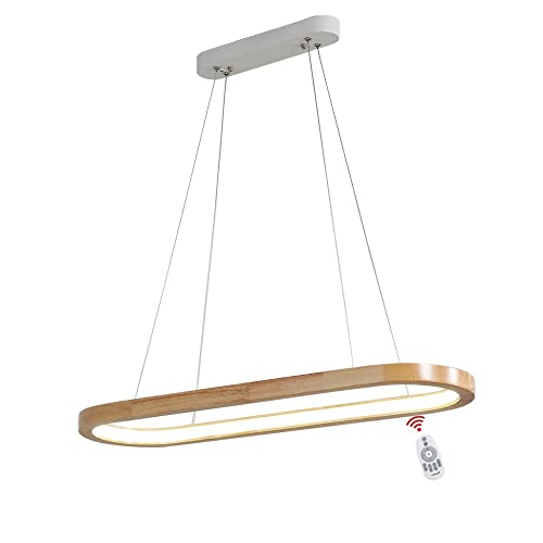 LIUYU Lámpara Colgante LED Lámpara de araña Moderna Regulable Comedor Dormitorio Mesa de Comedor Oficina Lámpara de luz Colgante Suspensión con Control Remoto Altura Ajustable (Size : 90cm) Cover