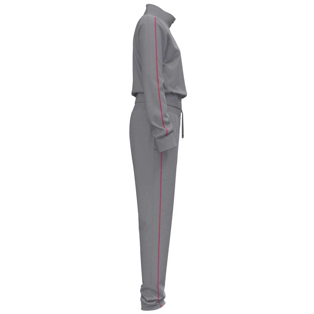 Dres dziecięcy Icon Knit Crop Tracksuit szary Under Armour