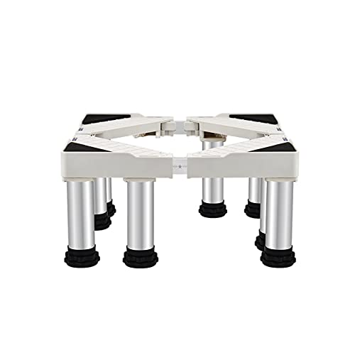 Base ajustable para lavadora, a prueba de humedad, pedestal para nevera, altura de 10/15/20/25 cm, marco antivibración, para electrodomésticos de 50-75 cm