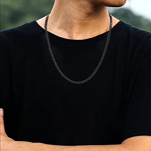 Storup Necklace Gifts For Dad, Black Chain Dad Jewelry Best Dad Gifts Gifts For Fathers Day Christmas Birthday Gifts For Dad Him Men Happy Fathers Day Necklaces Gifts #TOP2