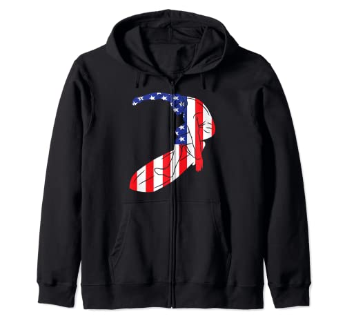 Surfing USA Flag American Inside Me Surfer Wave Surf Sweat à Capuche