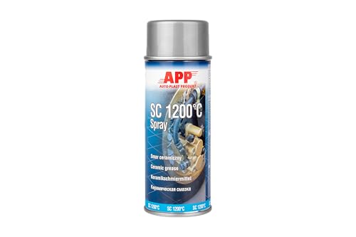 APP SC 1200°C - Grasa cerámica spray | Grasa en spray con protección contra la corrosión | Grasa alta temperatura : resistente a temperaturas de hasta 1200°C | Grasa ceramica para frenos | 400 ml