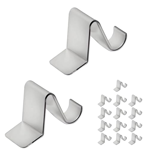 15 Pezzi Clip per Scaffali per Librerie, Clip per Mensole Dellarmadio, Reggimensole per Armadietti, Fibbia Divisoria, Facili da Installare e Resistenti, Struttura Compatta e Sicura, per Librerie e Mob