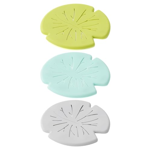 3Pcs Silicone Drain Hair Catcher