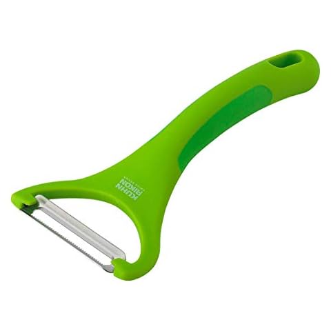 Kuhn Rikon Piranha Y Peeler in Green/Yellow Cover