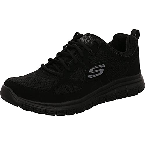 Skechers Burns- Agoura Herren Turnschuhe, Black, 44 EU